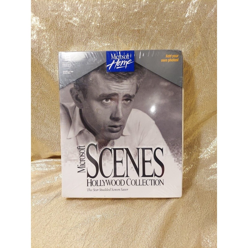 Microsoft Scenes Hollywood Collection Screen Saver Vintage Rare New NOS 1994
